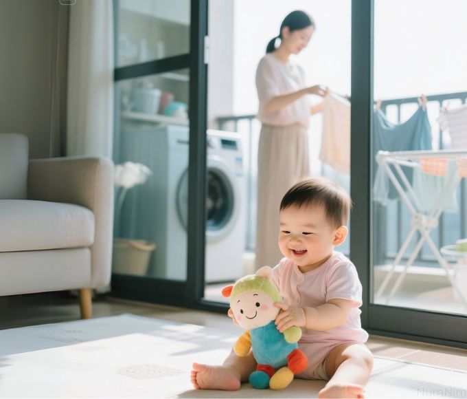 trẻ 9 tháng tuổi