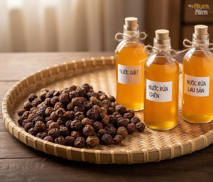 Cách Làm Nước Giặt Từ Quả Bồ Hòn (1)