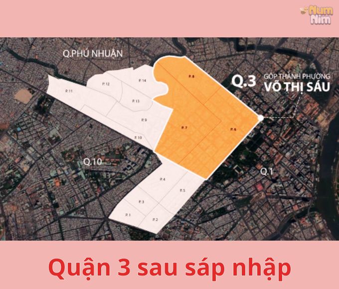 Quận 3 sau sáp nhập