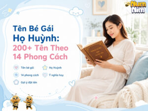 Tên bé gái họ Huỳnh 2026 — thư viện hơn 200 tên theo 14 phong cách