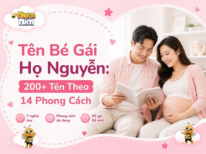 Tên bé gái họ Nguyễn 2026 — thư viện hơn 200 tên theo 14 phong cách